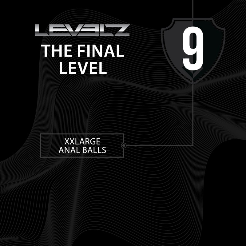Levelz Silicone Waterdrop Anal Balls - XXL - 60mm - Black