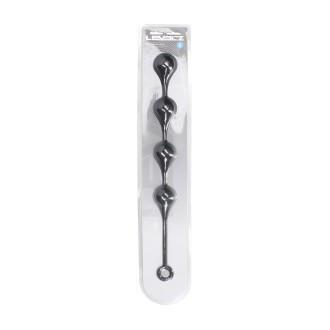 Levelz Silicone Waterdrop Anal Balls - XL - 50mm - Black