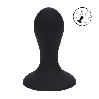 Levelz Single Rattle Liquid Silicone Anal Plug - S - Black