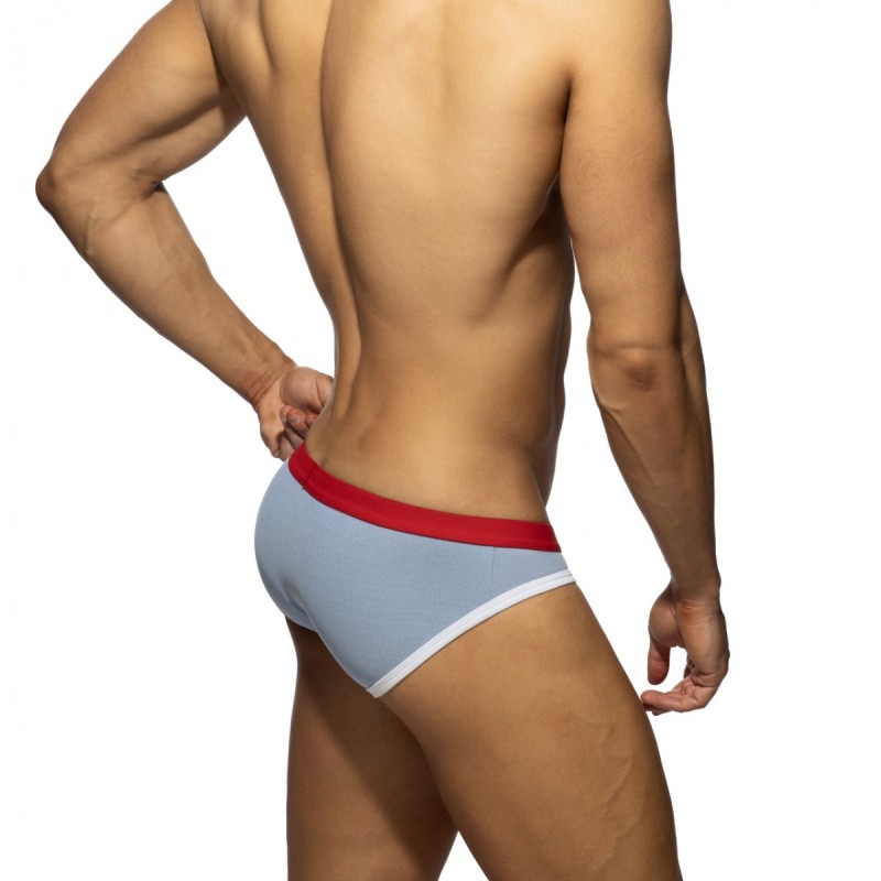Addicted Pique Jeans Sports Brief Royal Blue