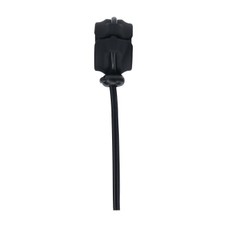 Levelz Detachable Wide Adjustable Silicone Lasso Cockring - 5mm - Black