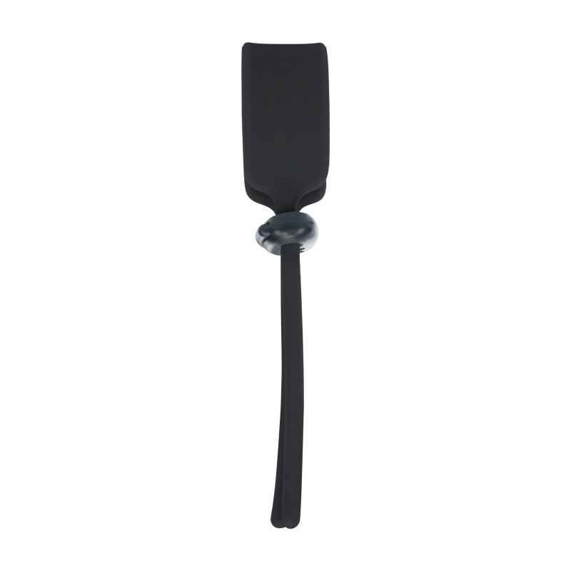 Levelz Wide Adjustable Silicone Lasso Cockring - 5mm - Black