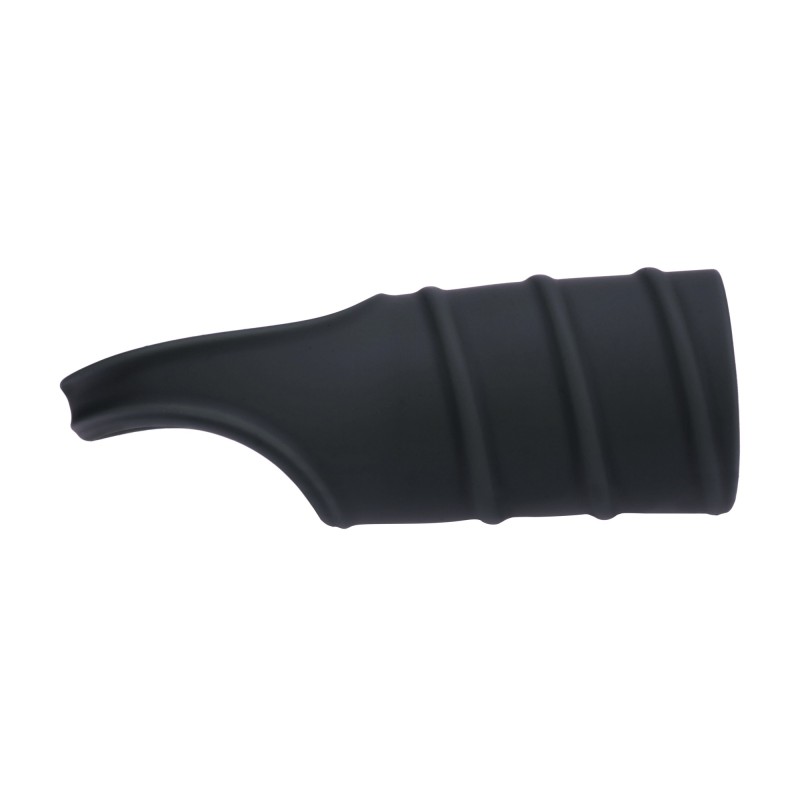 Levelz Silicone Cockring and Ribbed Sleeve - Black