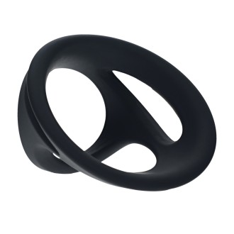 Levelz Silicone Cock and Ball Ring Set of 4 - Black