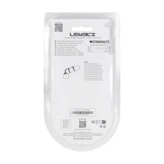 Levelz 3 Loop Silicone Cockring - Black