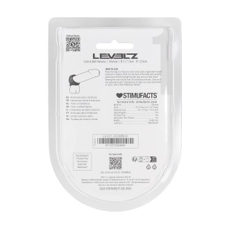 Levelz Silicone Cock and Ball Harness - Black