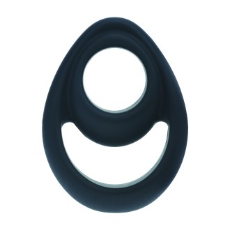 Levelz Double Ergo Silicone Cockring - Black