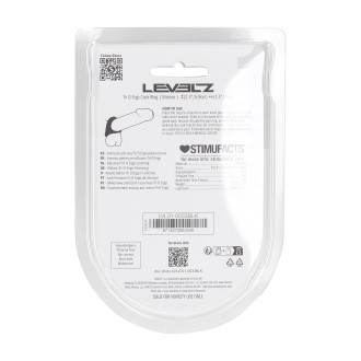 Levelz Tri O Ergo Silicone Cockring - Black