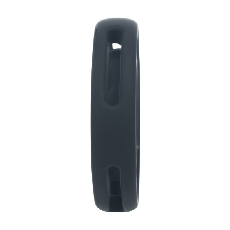 Levelz Classic Grooved Silicone Cock and Ball Ring - Black