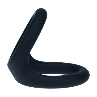 Levelz Double O Silicone Cockring - L - Black