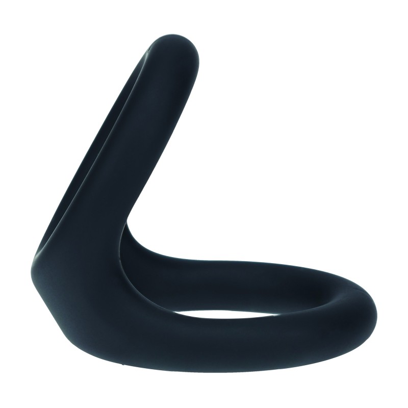 Levelz Double O Silicone Cockring - L - Black