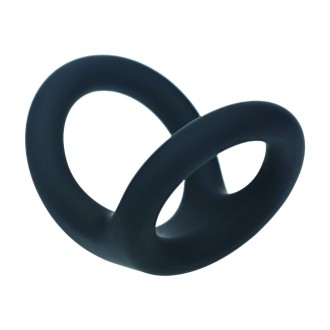 Levelz Double O Silicone Cockring - L - Black