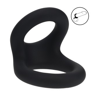 Levelz Double O Silicone Cockring - S - Black