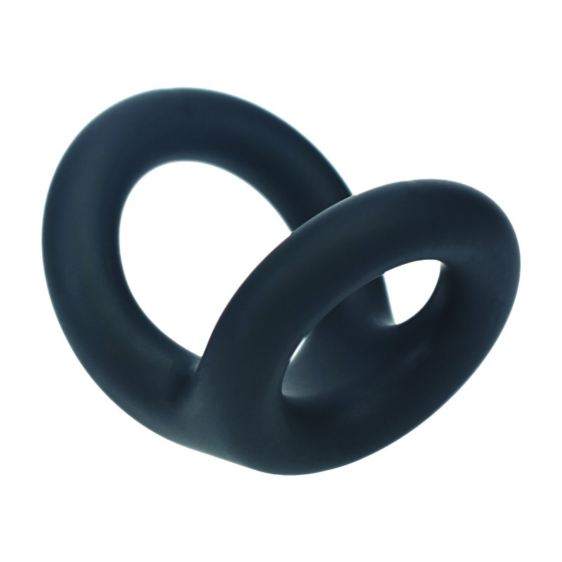 Levelz Double O Silicone Cockring - S - Black
