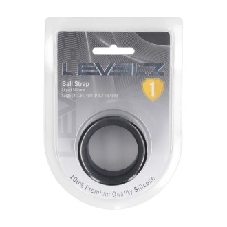 Levelz Liquid Silicone Ball Strap - L - 34mm - Black