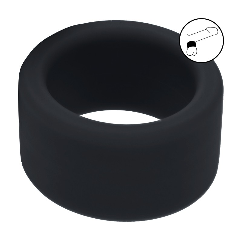 Levelz Liquid Silicone Ball Strap - M - 34mm - Black