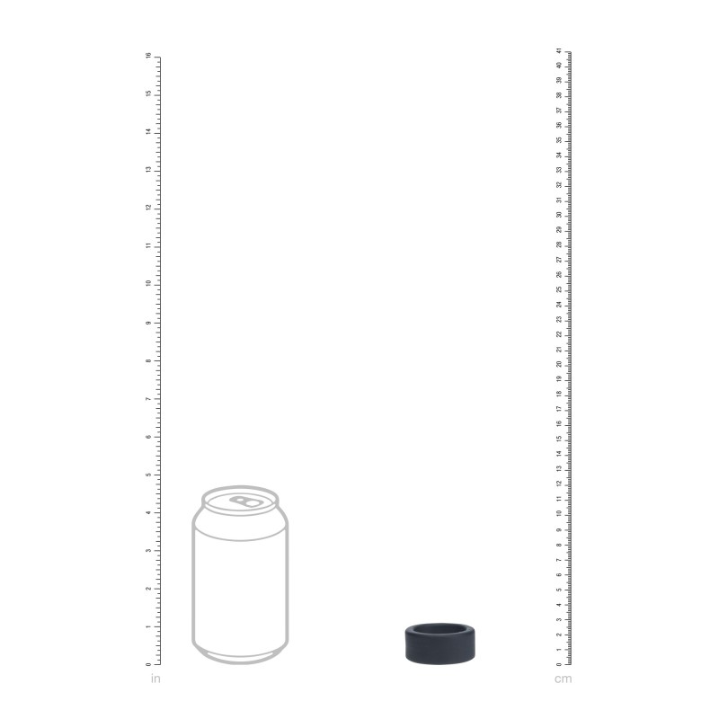 Levelz Liquid Silicone Ball Strap - S - 34mm - Black