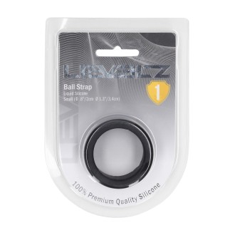 Levelz Liquid Silicone Ball Strap - S - 34mm - Black