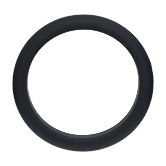 Levelz Wide O Silicone Cockring - XL - 50mm - Black