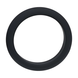 Levelz Wide O Silicone Cockring - L - 42mm - Black
