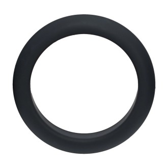 Levelz Wide O Silicone Cockring - M - 35mm - Black