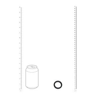 Levelz Wide O Silicone Cockring - S - 30mm - Black