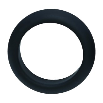 Levelz Wide O Silicone Cockring - S - 30mm - Black