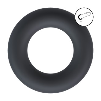 Levelz Liquid Silicone Cockring - L - Black