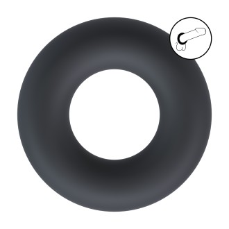 Levelz Liquid Silicone Cockring - M - Black