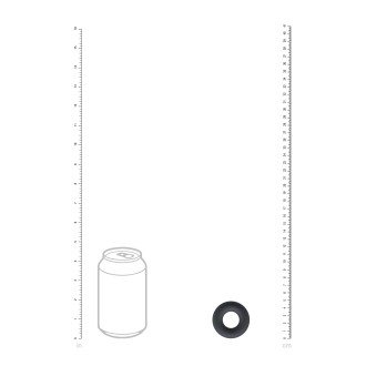 Levelz Liquid Silicone Cockring - S - Black