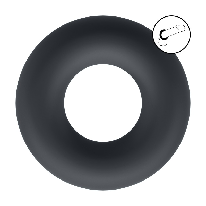 Levelz Liquid Silicone Cockring - S - Black
