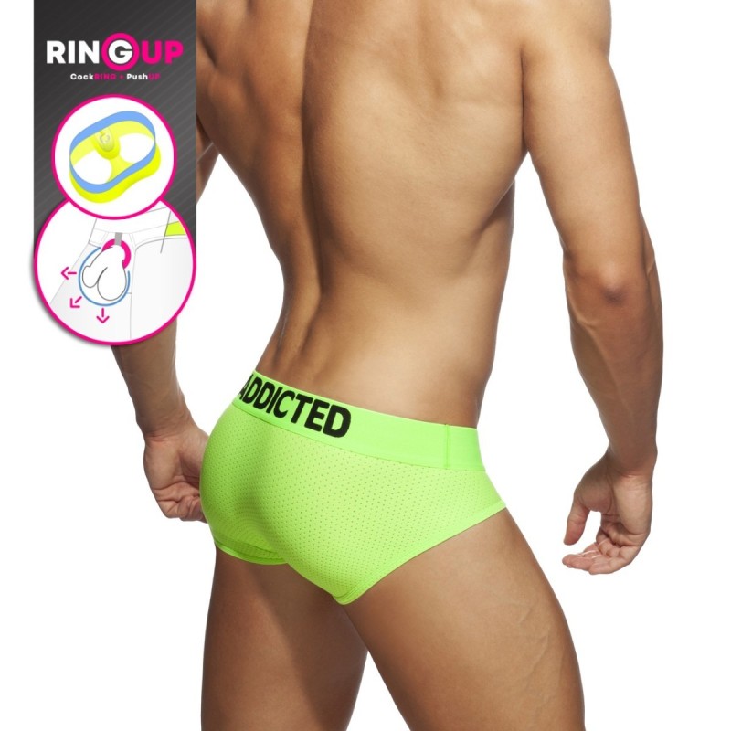 AD Ring up Neon Mesh Brief neon green | BiBo Fashion