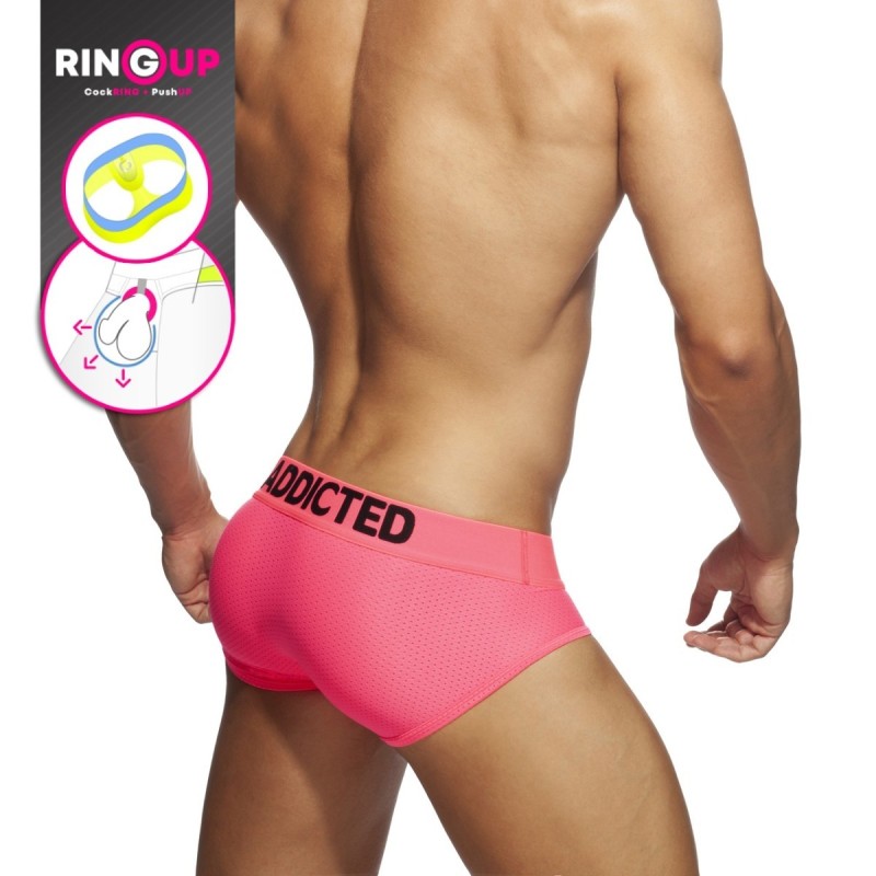 AD Ring up Neon Mesh Brief pink | BiBo Fashion AD Ring up Neon Mesh Brief pink | BiBo Fashion