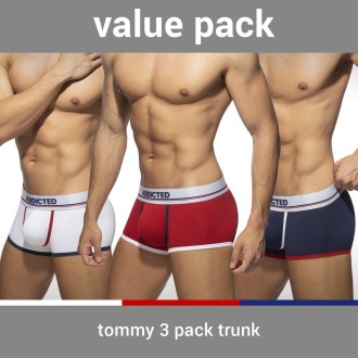 Addicted 3 Pack Tommy Trunk | BiBo Fashion