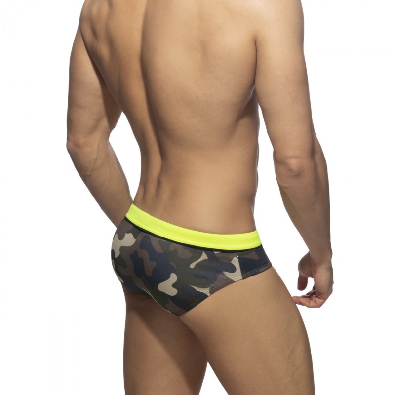 Addicted ADS109 Sport Detail Binding Brief Camouflage