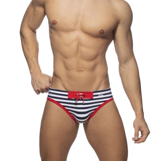 Addicted ADS286 Sailor Swim Bikini Brief Red