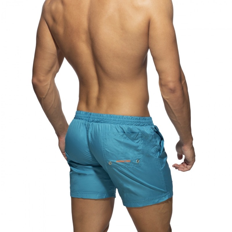 Addicted ADS073 Basic Swim Long Short Peacock