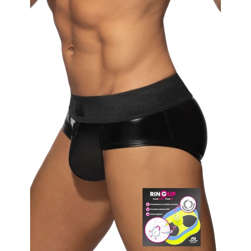 AD Fetish ADF138 Allover Zip Rub Brief
