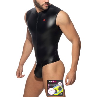 AD Fetish ADF142 Front Zip Rub Body-String