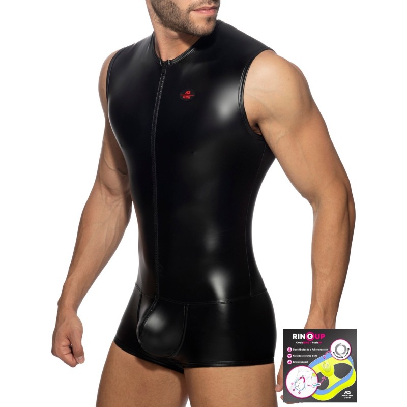 AD Fetish ADF144 Front Zip Rub Body Trunk
