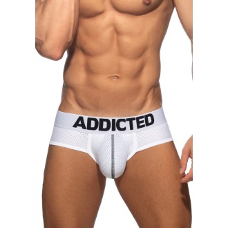 Addicted Push Up Mesh Brief white | BiBo Fashion