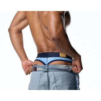 PUMP 17028 Bubble Blue Thong