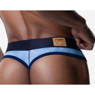 PUMP 17028 Bubble Blue Thong