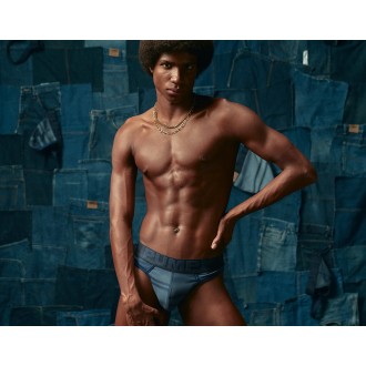 PUMP 17026 Indigo Blue Thong
