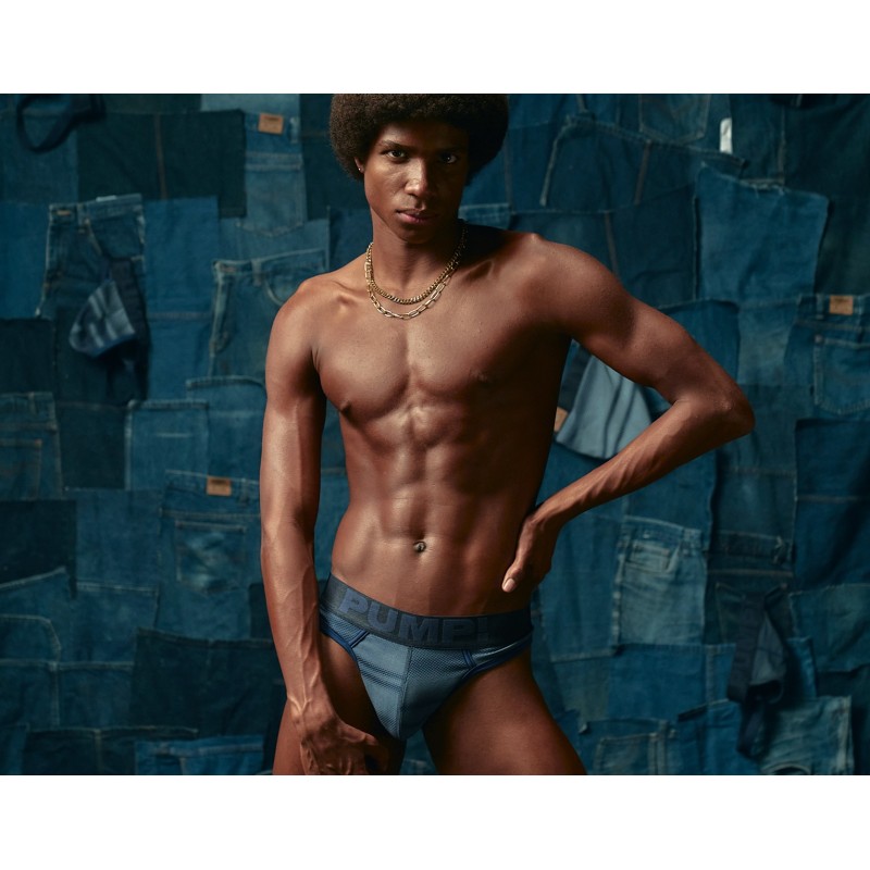 PUMP 17026 Indigo Blue Thong