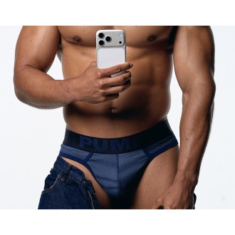 PUMP 17026 Indigo Blue Thong
