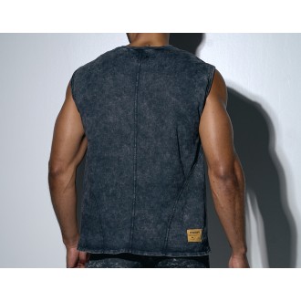 PUMP 14026 Black Washed Tank Top