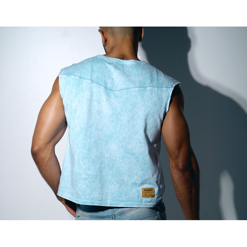 PUMP 14027 Bubble Blue Boxy Tank