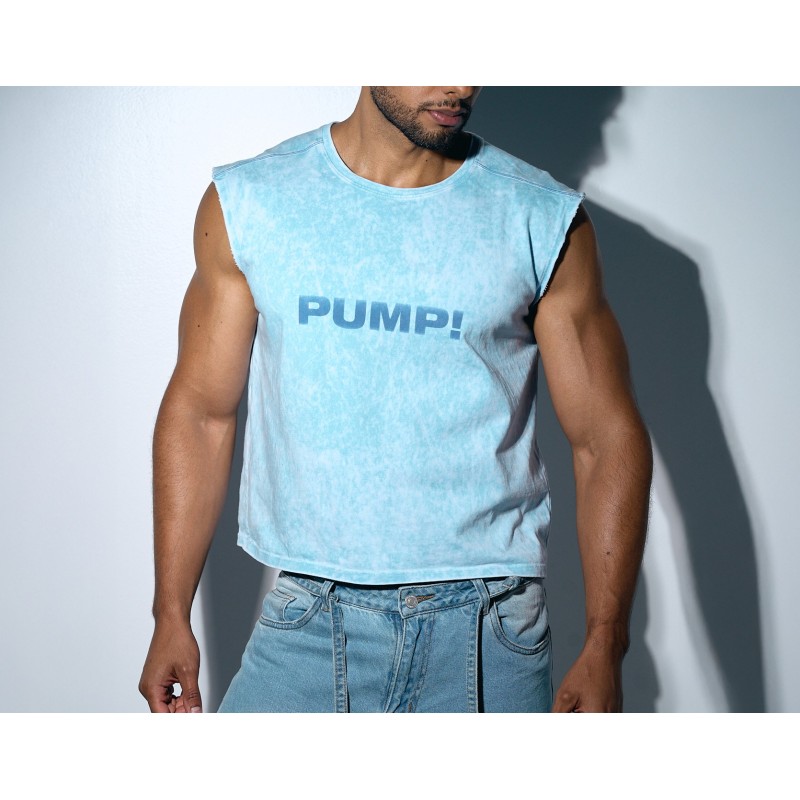 PUMP 14027 Bubble Blue Boxy Tank