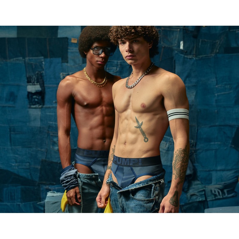PUMP 12087 Indigo Blue Brief